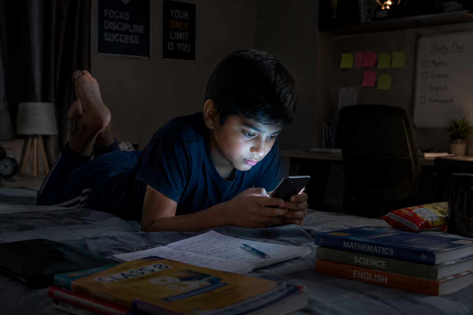 Child distracted by mobile screen time before FuturePulse